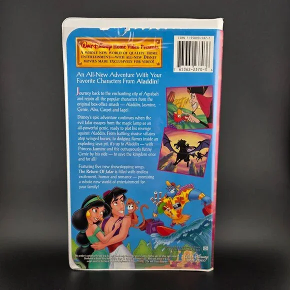 Disney Return‎ of Jafar VHS - Good Condition - Picture 2 of 6